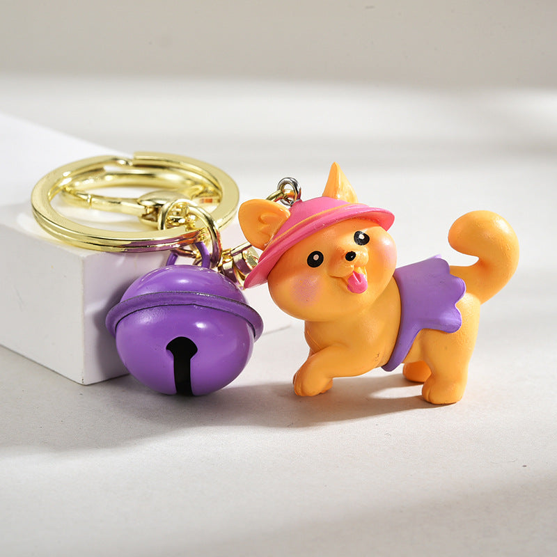 wholesale Resin Cartoon Puppy Keychain